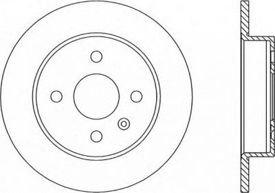 OPEN PARTS bda181010 -  Тормозной диск